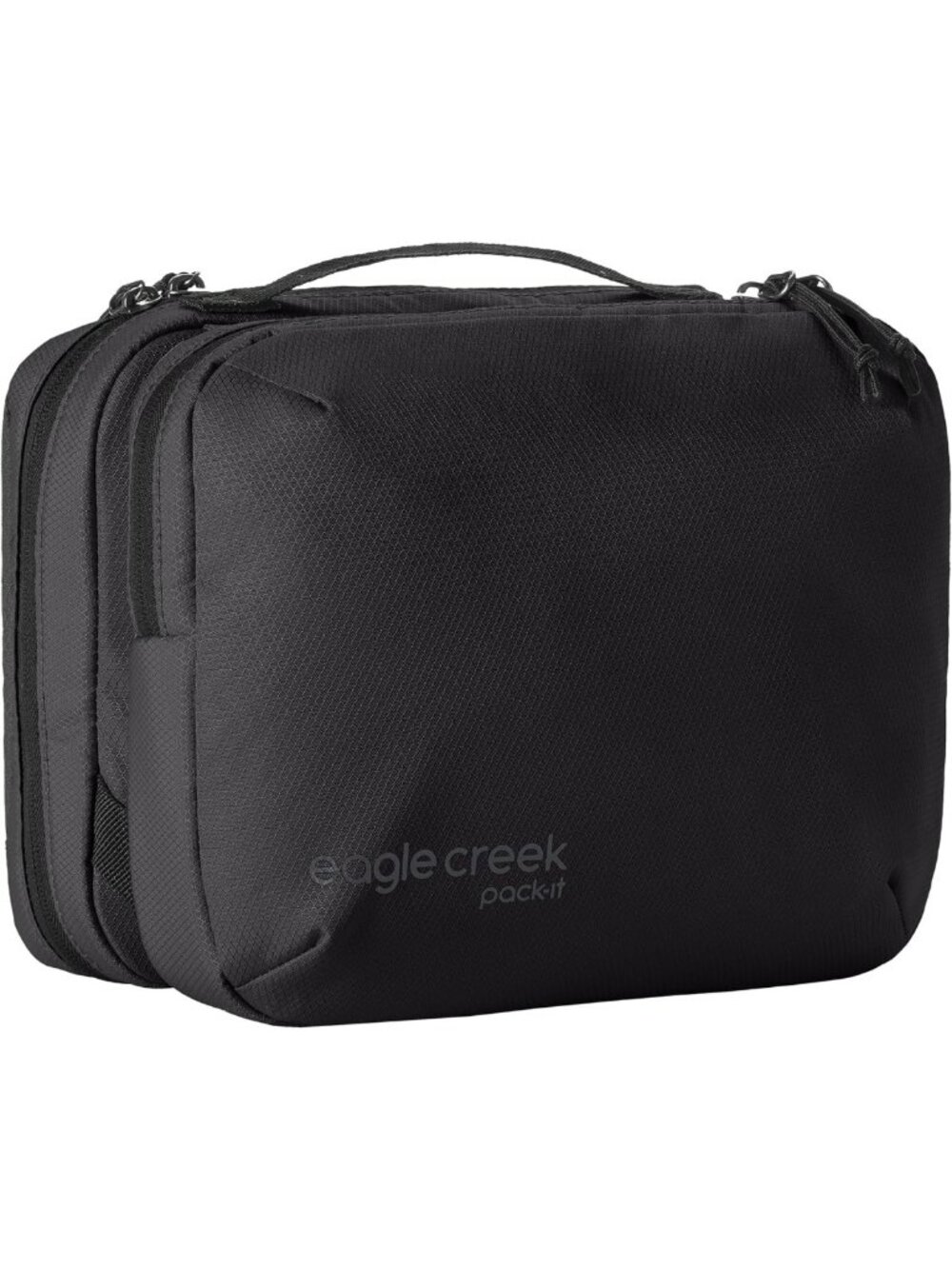 Versatile Black Trifold Toiletry Kit | Travel Organizer for Toiletries